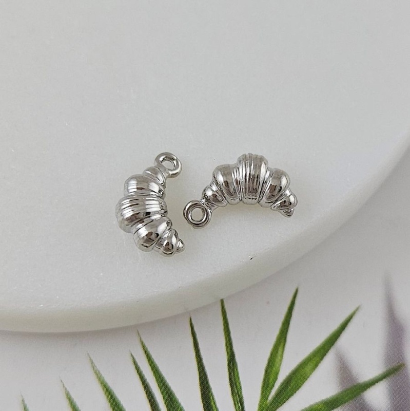 Круассан 12.6x7.3х4.6 мм, родиевое покрытие (9952-Р) Круассан 12.6x7.3х4.6 мм, родиевое покрытие (9952-Р)