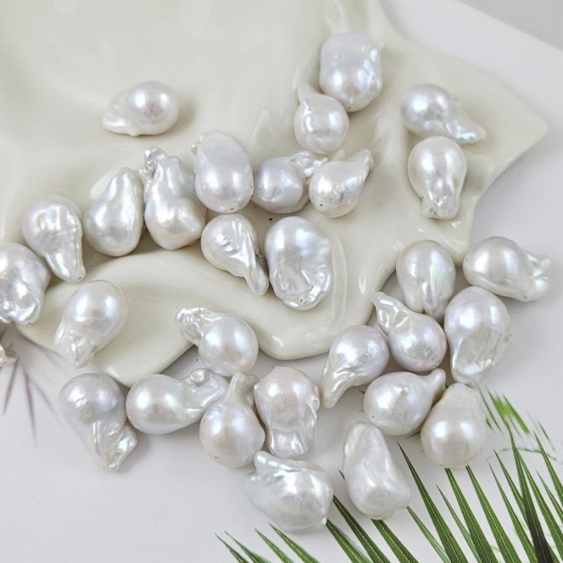 1 шт. Жемчуг барочный крупный 19-23.5х12-14 мм А, белый (1008) купить в #REGION_P# | Заказать в интернет-магазине Viva Beads
