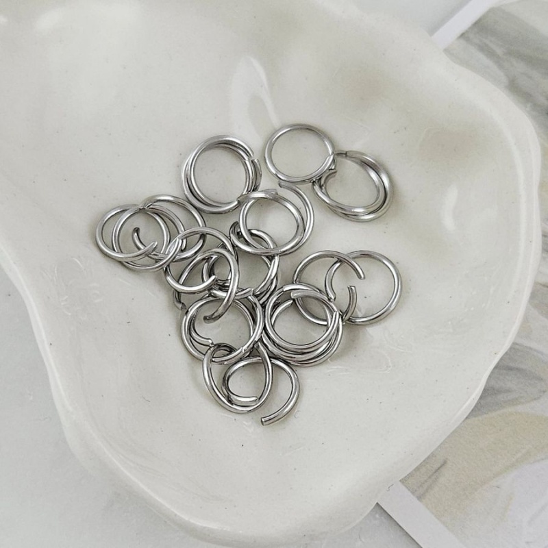 20 шт. Колечки 9x1 мм соединительные разъемные, нержавеющая сталь (4294-9х1) соединительные колечки и кольца-коннекторы купить с доставкой по России | Интернет-магазин Viva Beads