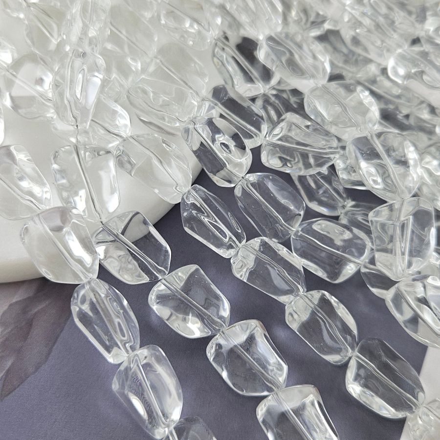 10 шт. Бусина 16x12.4x8.8 мм фри форм, стекло (10052) купить с доставкой по России | Интернет-магазин Viva Beads