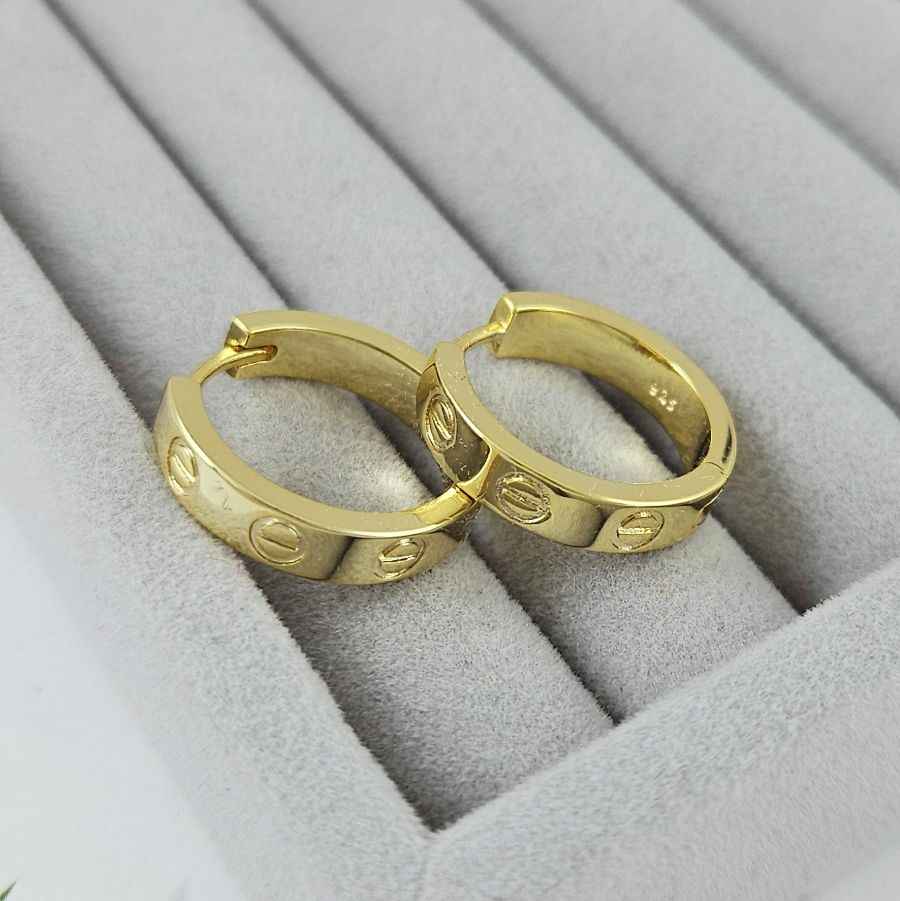 Швензы конго, бублики 20х4.4 мм, позолота 14К (10085-З) купить с доставкой по России | Интернет-магазин Viva Beads