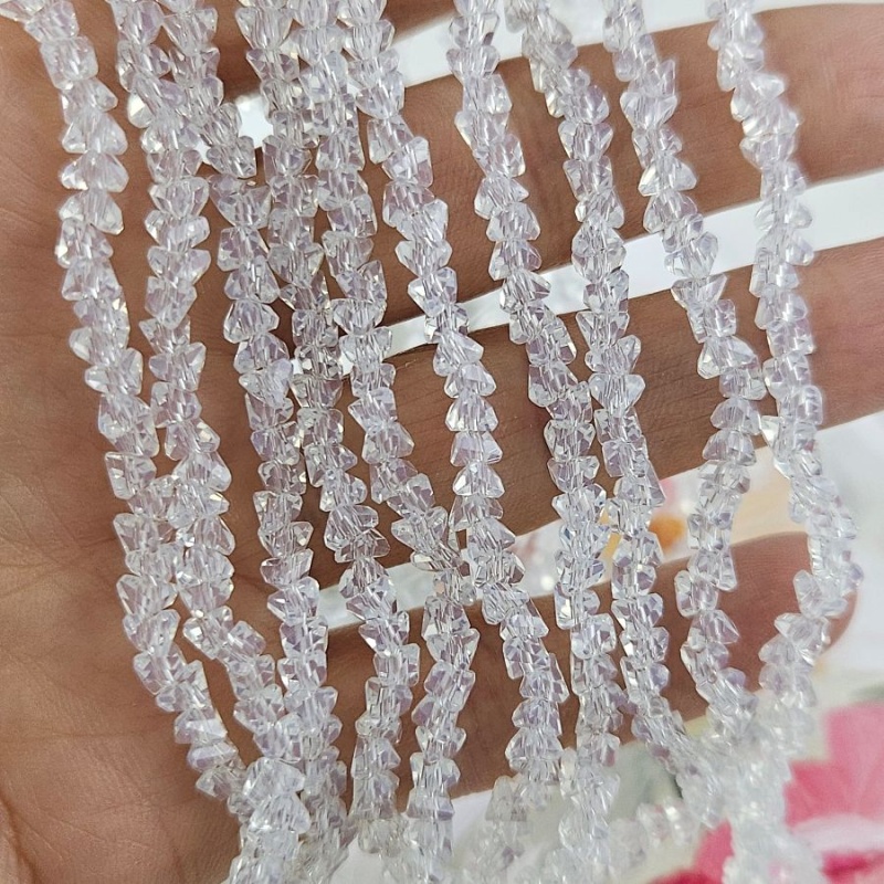 Нить 32 см Бусины хрустальная крошка ок. 4 мм опаловый  (7338-4-ОПАЛ) купить с доставкой по России | Интернет-магазин Viva Beads