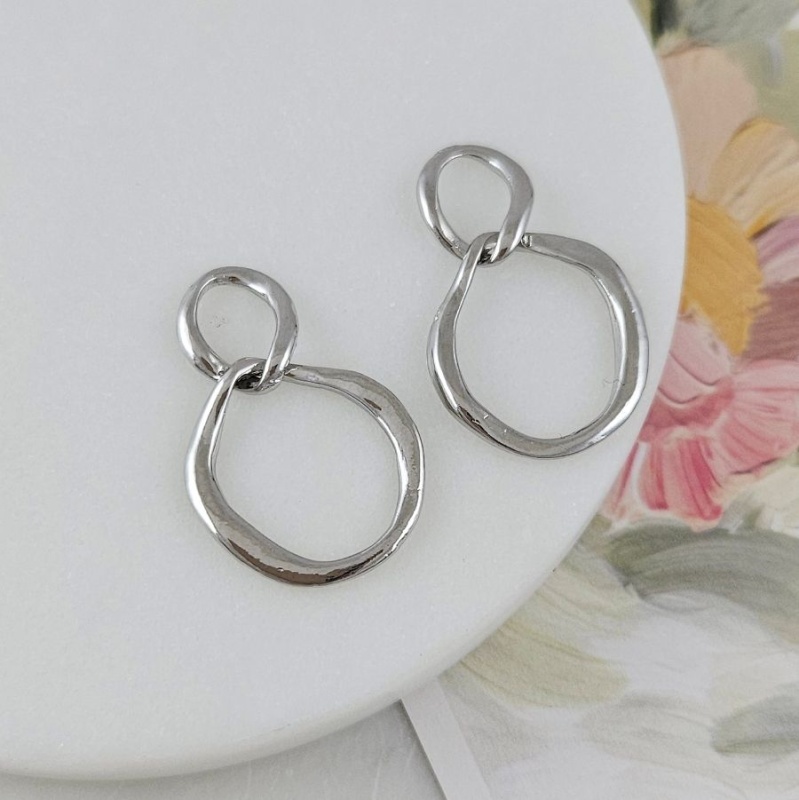 Подвеска - коннектор 30х19 мм, цвет платина (3657) купить с доставкой по России | Интернет-магазин Viva Beads