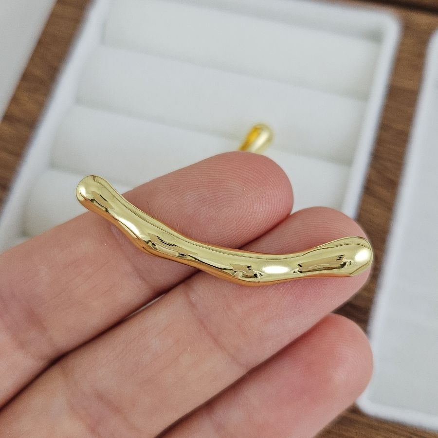 Бусина разделитель трубочка 40х5.1 мм, позолота 14К (9580-40-З) купить с доставкой по России | Интернет-магазин Viva Beads