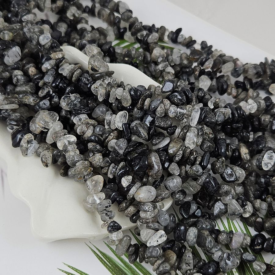 Нить 39 см Кварц рутиловый натуральный 5-8 мм крошка (9361-1) купить в Воронеже | Заказать в интернет-магазине Viva Beads
