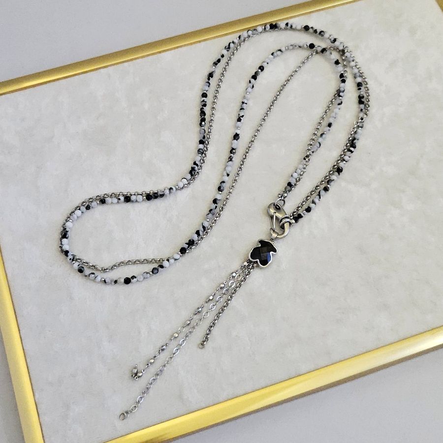 Лунный свет: набор материалов для создания длинного колье из лунного камня (НАБОР-72) купить с доставкой по России | Интернет-магазин Viva Beads