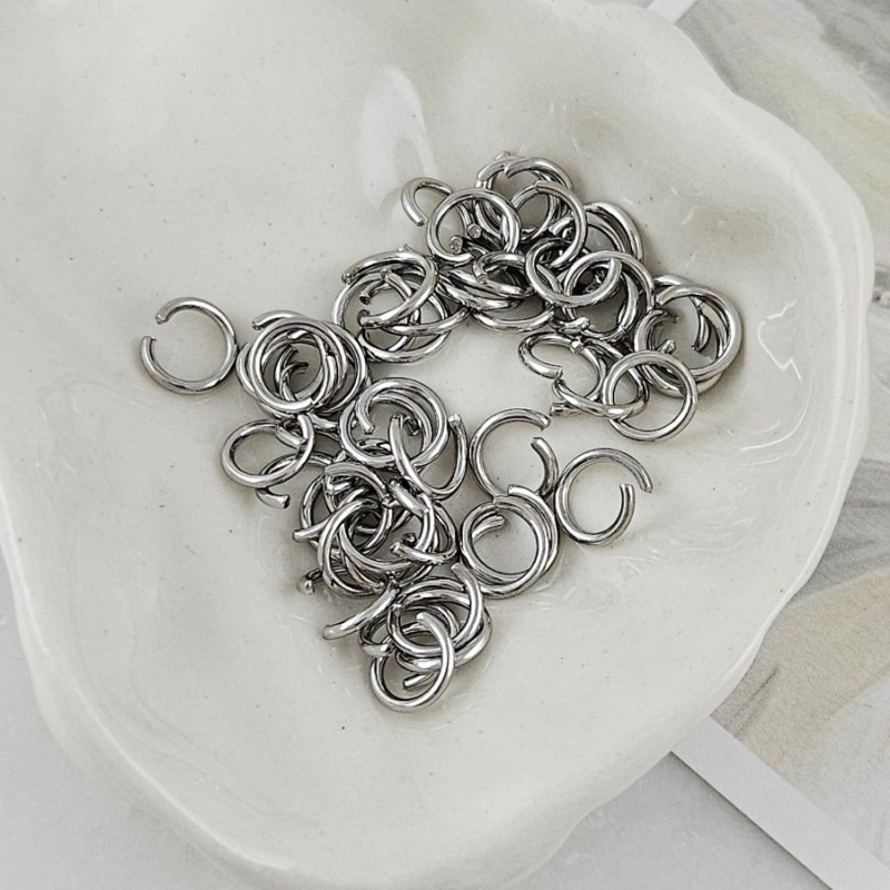 20 шт. Колечки 7x1 мм соединительные разъемные, нержавеющая сталь (7701-7х1) соединительные колечки и кольца-коннекторы купить с доставкой по России | Интернет-магазин Viva Beads