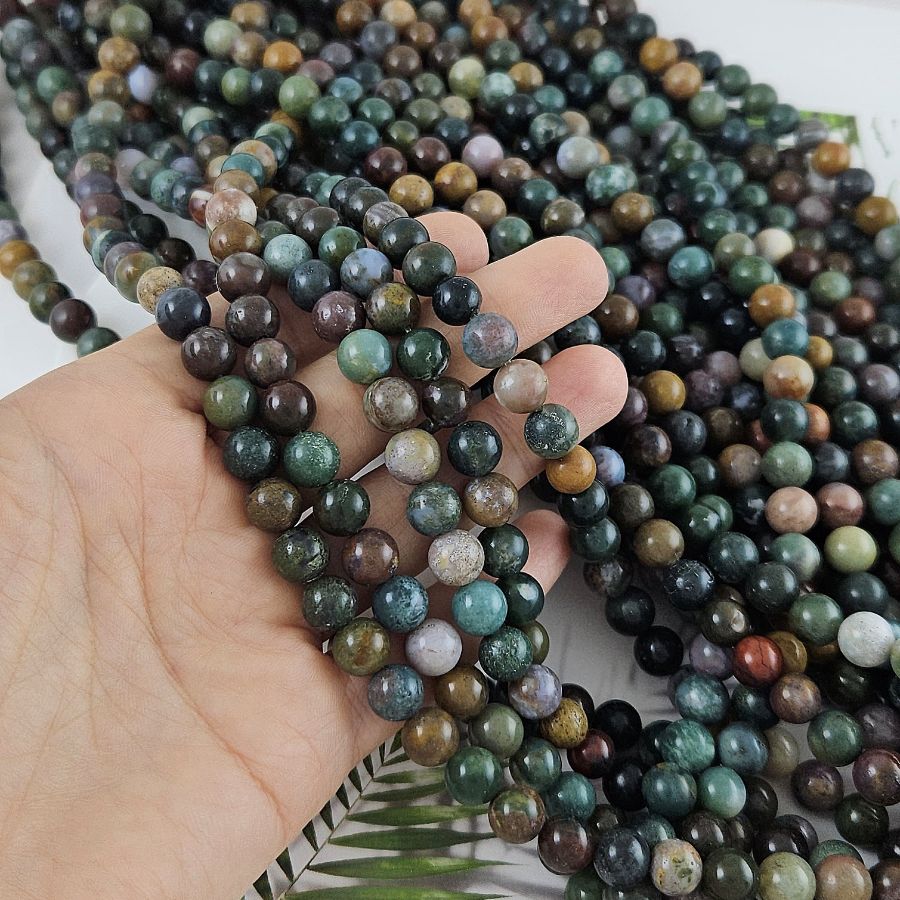 Нить 38 см Агат индийский натуральный ок. 8.5 мм бусина гладкий шар (9451-8) купить в Воронеже | Заказать в интернет-магазине Viva Beads
 Нить 38 см Агат индийский натуральный ок. 8.5 мм бусина гладкий шар (9451-8) купить в Воронеже | Заказать в интернет-магазине Viva Beads