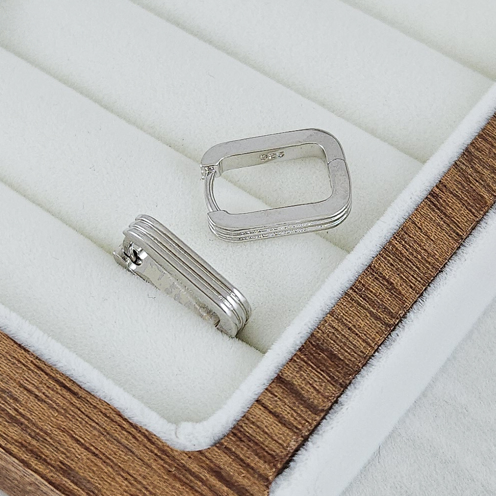 Швензы овальные кольца, бублики, конго 15.4х11.5х2.8 мм, родиевое покрытие (10237-Р) купить с доставкой по России | Интернет-магазин Viva Beads