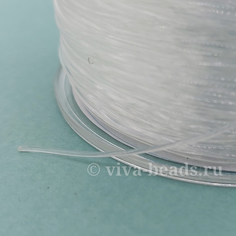 1 м Резинка спандекс для браслетов толщина 0.8 мм (5641) купить в Воронеже | Заказать в интернет-магазине Viva Beads
