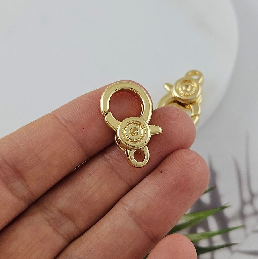 Замок карабин 22.7х13.3 мм, позолота 14К (9949-З) купить в Воронеже | Заказать в интернет-магазине Viva Beads
 Замок карабин 22.7х13.3 мм, позолота 14К (9949-З) купить в Воронеже | Заказать в интернет-магазине Viva Beads