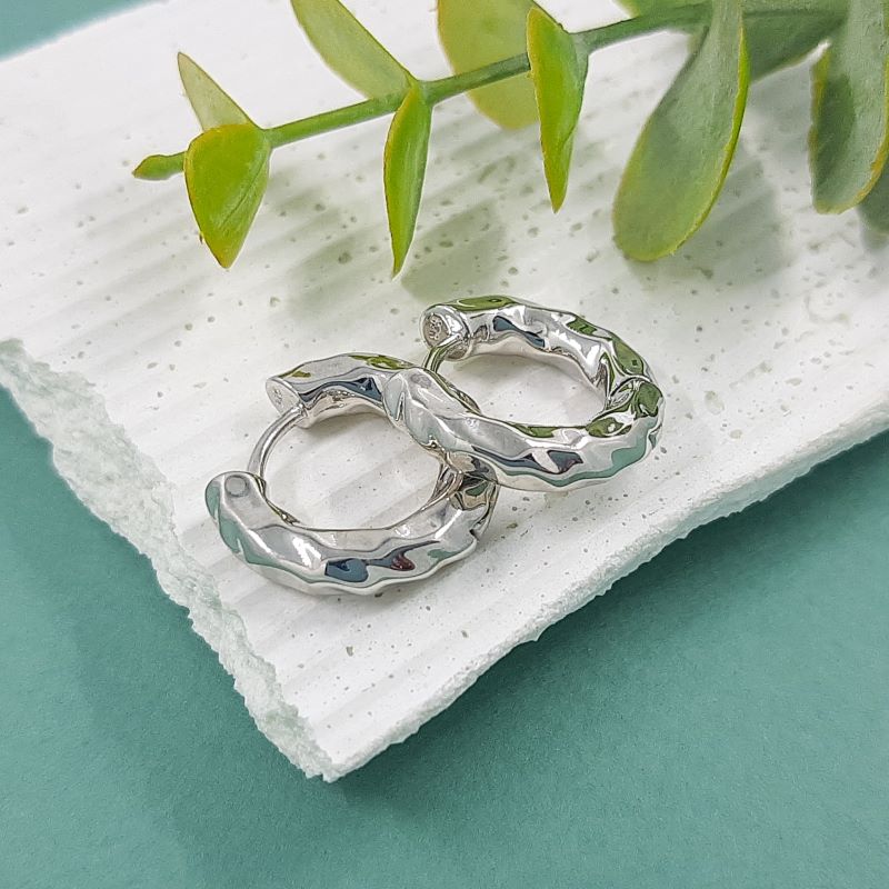 УЦЕНКА Швензы кольца мятые, бублики, конго 20х4 мм родиевое покр. (5110-Р-УЦ)