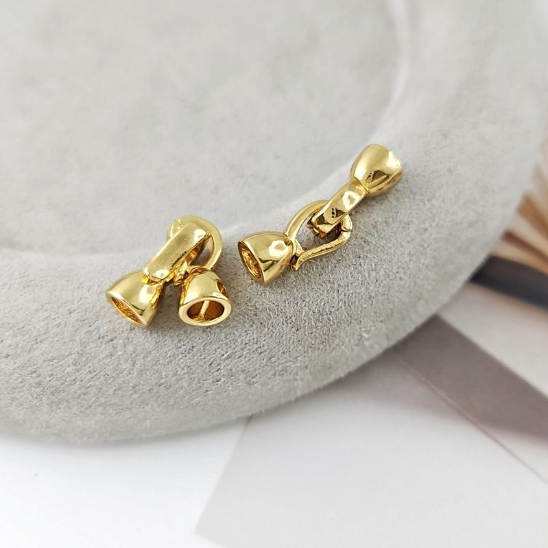 УЦЕНКА Замок из двух карабинов 20 мм позолота 14к (7582-З-УЦ) купить в Воронеже | Заказать в интернет-магазине Viva Beads
 УЦЕНКА Замок из двух карабинов 20 мм позолота 14к (7582-З-УЦ) купить в Воронеже | Заказать в интернет-магазине Viva Beads