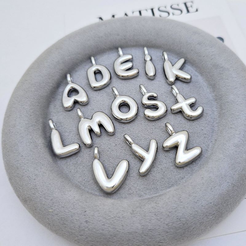 УЦЕНКА Подвеска в форме буквы D 20.7x12.1 мм родиевое покрытие (9083-Р-D-УЦ)