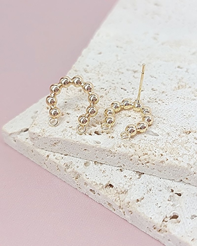 Швензы гвоздики / пуссеты 14.6х14 мм позолота (7944-З) швензы для серег купить с доставкой по России | Интернет-магазин Viva Beads