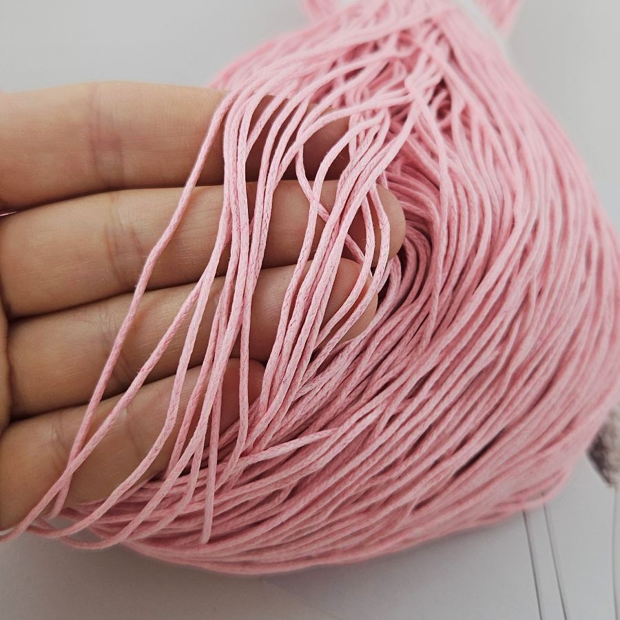 5 м Шнур вощеный 1 мм розовый (2010-РОЗ) купить | Заказать в интернет-магазине Viva Beads
