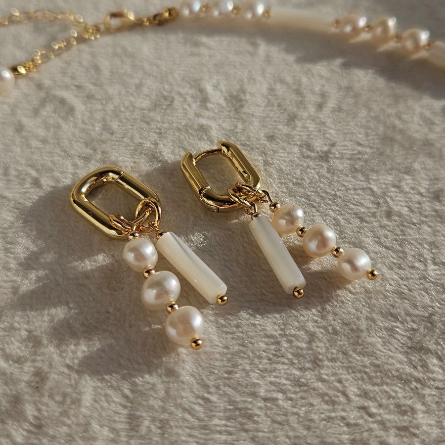 Белый шелк — набор для создания украшений из натурального жемчуга и перламутра (НАБОР-74) купить с доставкой по России | Интернет-магазин Viva Beads