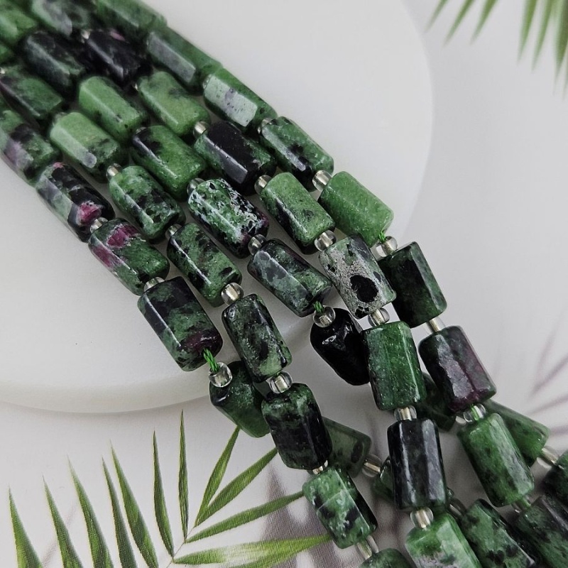 5 шт. Цоизит натуральный бусины ок. 6-7х10-11 мм трубочки с гранями (9931-Ц) купить в Воронеже | Заказать в интернет-магазине Viva Beads
