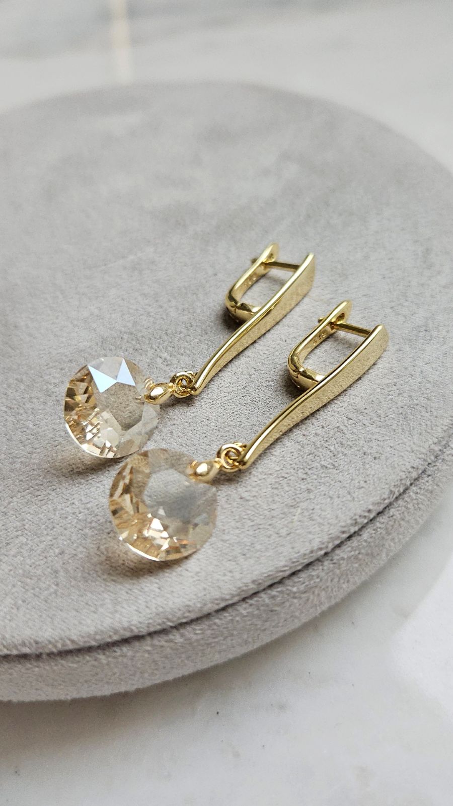 Crystal Drop — набор материалов для создания серёжек с хрустальными подвесками (НАБОР-66)