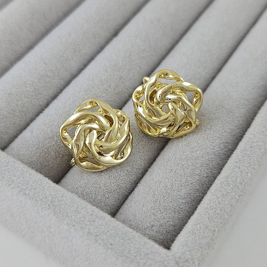 Швензы 16.5х15.5 мм с английским замком, позолота 14К (10002-З) купить в Воронеже | Заказать в интернет-магазине Viva Beads
