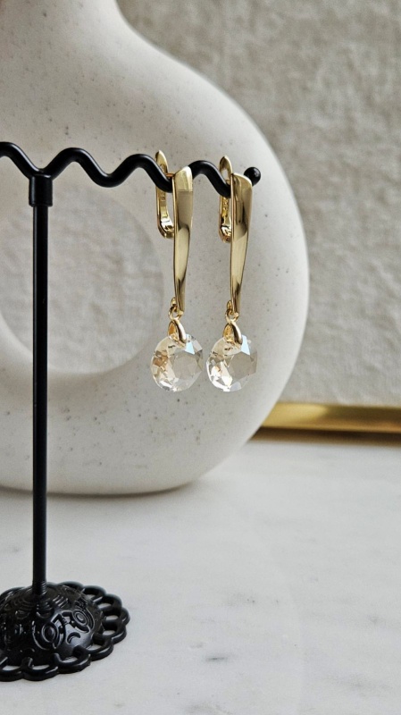 Crystal Drop — набор материалов для создания серёжек с хрустальными подвесками (НАБОР-66)