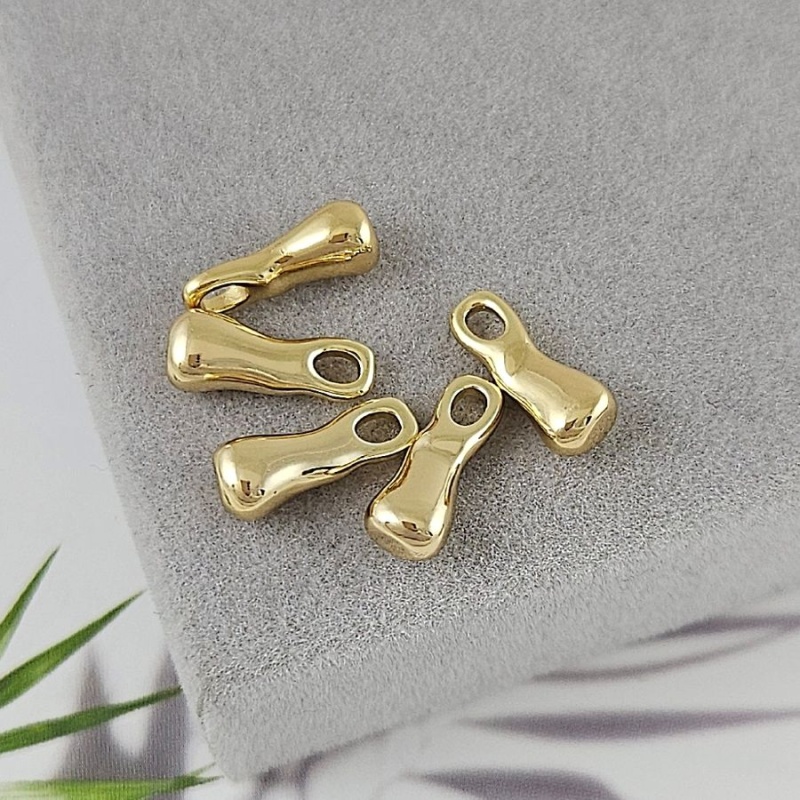 Подвеска Палочка 14х5.4х4.6 мм, позолота 14К (9418-14-З)