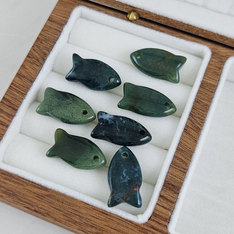 Подвеска Рыба 22х11.6х6 мм, индийский агат (9191-ИГ) для бижутерии купить с доставкой по России | Интернет‑магазин Viva Beads
