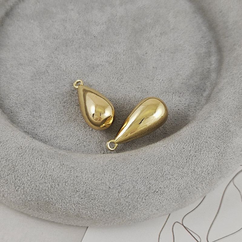 УЦЕНКА Подвеска Капля 22.8х10 мм позолота 14К (9427-З-УЦ) купить с доставкой по России | Интернет-магазин Viva Beads