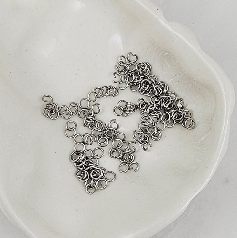 20 шт. Колечки 3x0.5 мм соединительные разъемные, нержавеющая сталь (3623-0.5) соединительные колечки и кольца-коннекторы купить с доставкой по России | Интернет-магазин Viva Beads