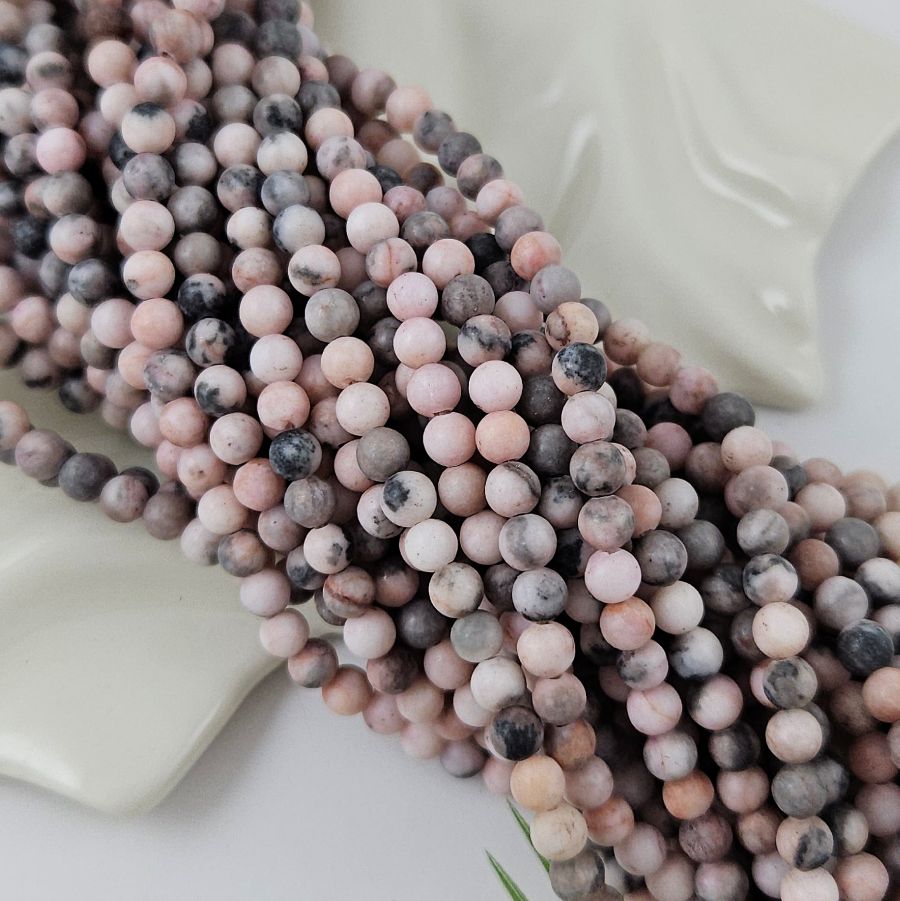 Нить 37 см Яшма розовая матовая бусины 4 мм гладкий шар (9075-4) купить в Воронеже | Заказать в интернет-магазине Viva Beads
