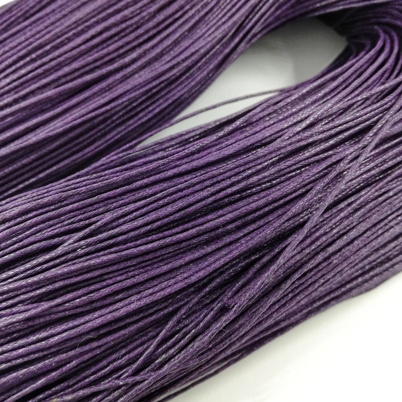 5 м Шнур вощеный 0,7 мм фиолетовый (2010-Ф)