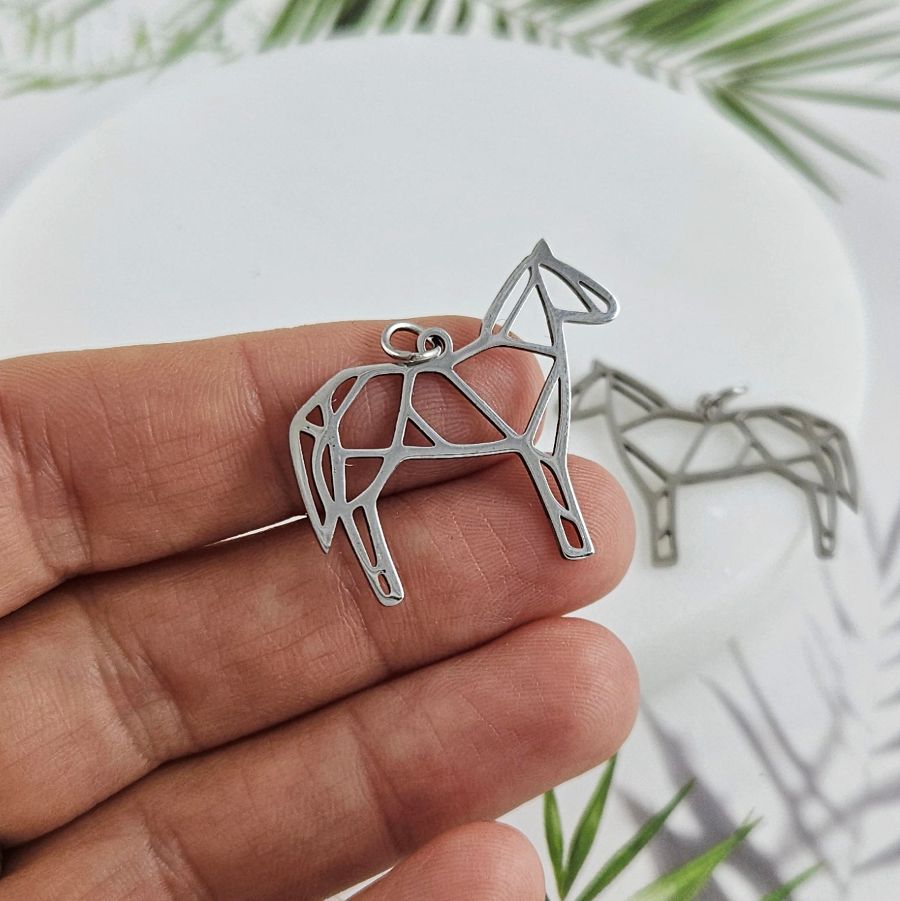 Подвеска Лошадь 26.6x30 мм, нержавеющая сталь (10061) купить с доставкой по России | Интернет-магазин Viva Beads
