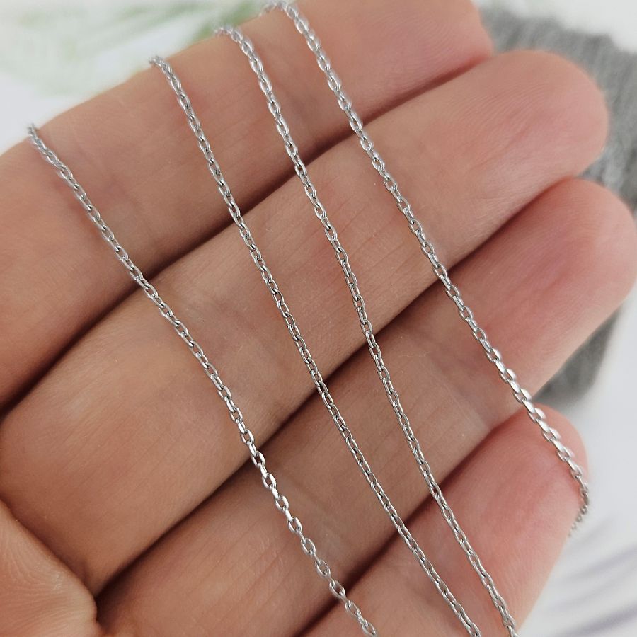 1 м Цепь тонкая якорная толщиной 0.9 мм, нержавеющая сталь (10068-1) купить с доставкой по России | Интернет-магазин Viva Beads