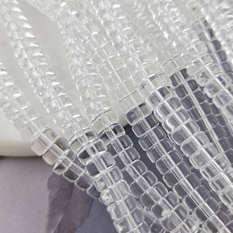 Нить 37 см Бусина шайба ок. 6х3 мм, стекло (10054) купить с доставкой по России | Интернет-магазин Viva Beads