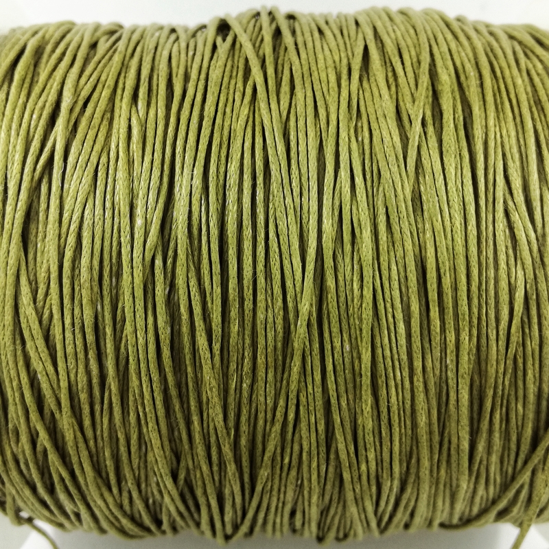 3.70  см Шнур вощеный 0,7 мм хаки (2010-Х) купить с доставкой по России | Интернет-магазин Viva Beads