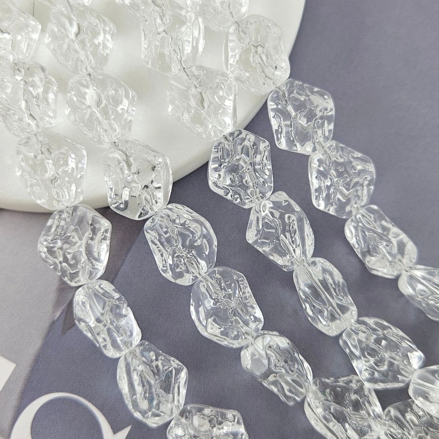 10 шт. Бусина 14x13.5x9.8 мм фри форм, стекло (10053) купить с доставкой по России | Интернет-магазин Viva Beads