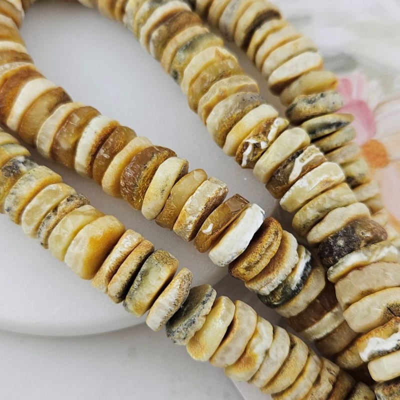 1 шт. Янтарь натуральный 12-14х3-6 мм диски необработанные (10150) для бижутерии купить с доставкой по России | Интернет‑магазин Viva Beads
