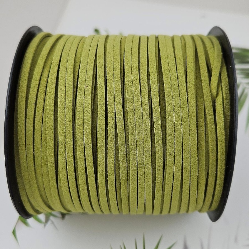 1 м Шнур замшевый /иск./ 2.4-2.5 мм оливковый (8092-ОЛИВ) купить в #REGION_P# | Заказать в интернет-магазине Viva Beads
 1 м Шнур замшевый /иск./ 2.4-2.5 мм оливковый (8092-ОЛИВ) купить в #REGION_P# | Заказать в интернет-магазине Viva Beads