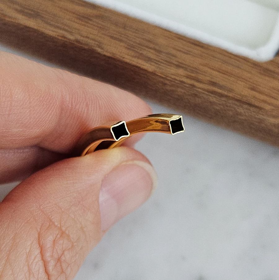 Бусина разделитель 35х3 мм трубочка с квадратным сечением, позолота 14К (10226-35-З) купить с доставкой по России | Интернет-магазин Viva Beads