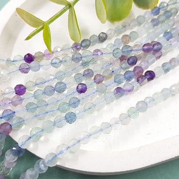 Нить 18 см Флюорит 4 мм граненые бусины (4475) купить в Воронеже | Заказать в интернет-магазине Viva Beads
