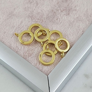 Бейл для подвесок 9x11.6x1.5 мм внутр. d 5.5 мм позолота 14К (7446-З) купить с доставкой по России | Интернет-магазин Viva Beads