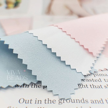 Чистящие салфетки для ювелирных изделий 10х6.5 см РОЗОВЫЙ (7601-Р) купить в Воронеже | Заказать в интернет-магазине Viva Beads
