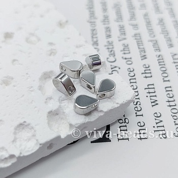 1 шт. Бусина (разделитель) спейсер 6x4х2.7 мм род. покр. (7096-Р) купить с доставкой по России | Интернет-магазин Viva Beads