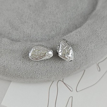 1 шт. Бусина фри форм 11.7х8х6.3 мм родиевое покрытие (9429-Р) купить в Воронеже | Заказать в интернет-магазине Viva Beads
