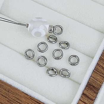 1 шт. Концевик кольцо 5.3 мм, нержавеющая сталь (1052) купить с доставкой по России | Заказать в интернет-магазине Viva Beads
