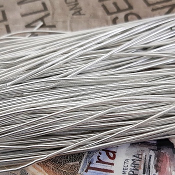 5 гр. Канитель мягкая 1 мм серебро (3473) купить в #REGION_P# | Заказать в интернет-магазине Viva Beads
 5 гр. Канитель мягкая 1 мм серебро (3473) купить в #REGION_P# | Заказать в интернет-магазине Viva Beads