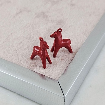 УЦЕНКА Подвеска Лошадь 18.4x12х6.2 мм красный (10177-КРАС-УЦ)