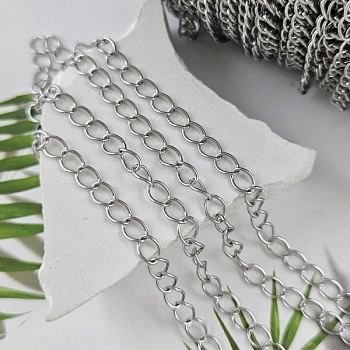 1 м Цепь толщиной 3.8 мм нержавеющая сталь (8692-4) купить с доставкой по России | Интернет-магазин Viva Beads