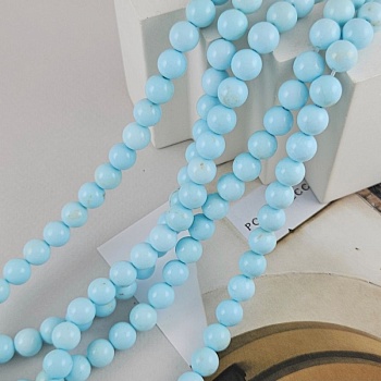 Нить 19 см Турквенит ок. 8.5 мм гладкая бусина шар (8368-8) купить в Воронеже | Заказать в интернет-магазине Viva Beads
 Нить 19 см Турквенит ок. 8.5 мм гладкая бусина шар (8368-8) купить в Воронеже | Заказать в интернет-магазине Viva Beads