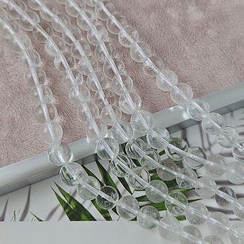 10 шт. Горный хрусталь натуральный ок. 9-9.5 мм бусина гладкий шар (7602-9) для бижутерии купить с доставкой по России | Интернет‑магазин Viva Beads